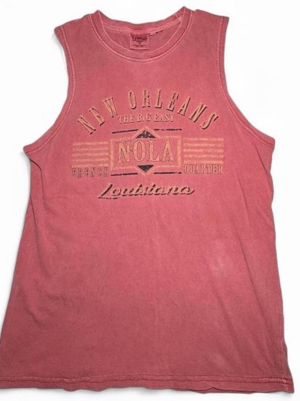 New Orleans NOLA Louisiana Red Tank Top